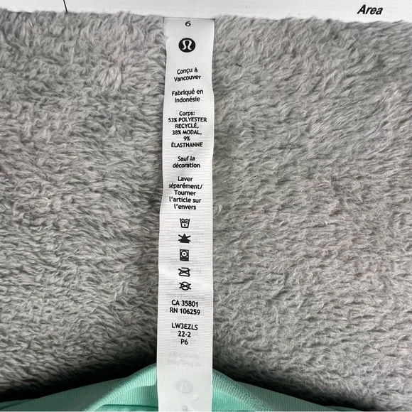 Lululemon Perfectly Oversized Cropped Crew Sweatshirt 6 Softstreme Wild Mint - Picture 9 of 11